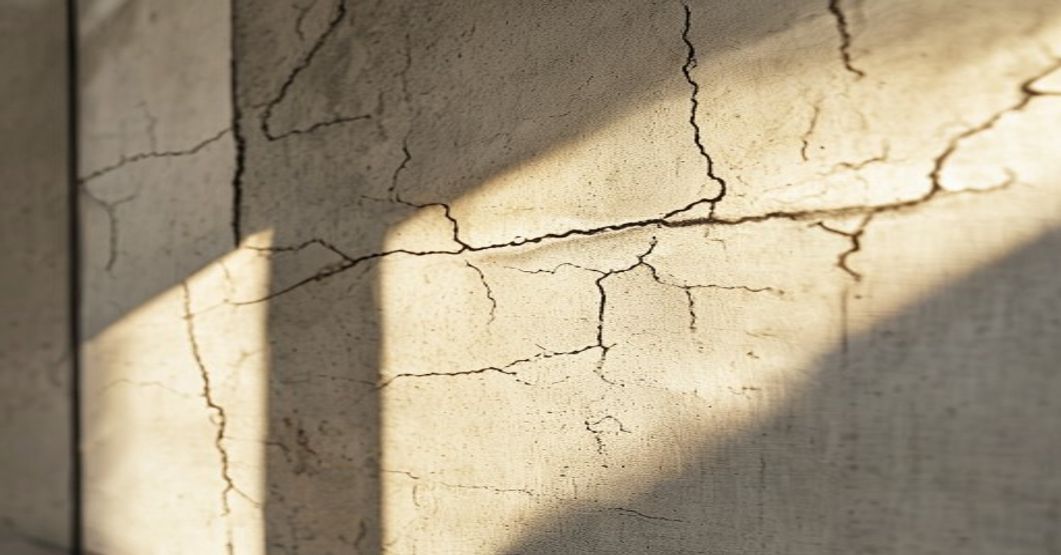 Trinca estrutural em parede de apartamento, exemplo de vício construtivo em condomínio